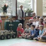 14.06.2022. Samsonów. Spotkanie wicemarszałek Renaty Janik z przedstawicielami SP i przedszkola / Wiktor Taszłow / Radio Kielce