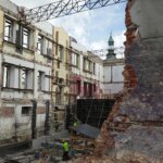 15.06.2022. Kielce. Budowa nowej siedziby Teatru Lalki i Aktora „Kubuś” / Wiktor Taszłow / Radio Kielce