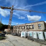 15.06.2022. Kielce. Budowa nowej siedziby Teatru Lalki i Aktora „Kubuś” / Wiktor Taszłow / Radio Kielce