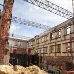 15.06.2022. Kielce. Budowa nowej siedziby Teatru Lalki i Aktora „Kubuś” / Wiktor Taszłow / Radio Kielce