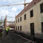 15.06.2022. Kielce. Budowa nowej siedziby Teatru Lalki i Aktora „Kubuś” / Wiktor Taszłow / Radio Kielce