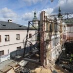 15.06.2022. Kielce. Budowa nowej siedziby Teatru Lalki i Aktora „Kubuś” / Wiktor Taszłow / Radio Kielce