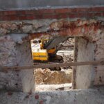 15.06.2022. Kielce. Budowa nowej siedziby Teatru Lalki i Aktora „Kubuś” / Wiktor Taszłow / Radio Kielce