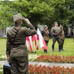 15.06.2022. Kielce. Ulica Solna. Uczczenie rocznicy zamachu na Franza Wittka / Wiktor Taszłow / Radio Kielce