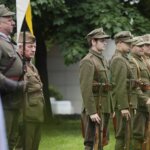 15.06.2022. Kielce. Ulica Solna. Uczczenie rocznicy zamachu na Franza Wittka / Wiktor Taszłow / Radio Kielce