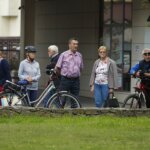 15.06.2022. Kielce. Ulica Solna. Uczczenie rocznicy zamachu na Franza Wittka / Wiktor Taszłow / Radio Kielce