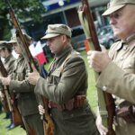 15.06.2022. Kielce. Ulica Solna. Uczczenie rocznicy zamachu na Franza Wittka / Wiktor Taszłow / Radio Kielce