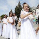 16.06.2022. Kielce. Boże Ciało. Procesja do czterech ołtarzy / Wiktor Taszłow / Radio Kielce