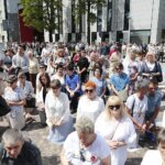 16.06.2022. Kielce. Boże Ciało. Procesja do czterech ołtarzy / Wiktor Taszłow / Radio Kielce