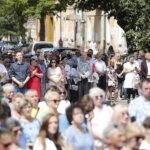 16.06.2022. Kielce. Boże Ciało. Procesja do czterech ołtarzy / Wiktor Taszłow / Radio Kielce