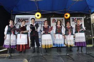 05.06.2022. Ostrowiec Świętokrzyski. Koncert „Jawor u źródeł kultury. Zaproszenie” . Na zdjęciu: Jędrzejowiczanki / Jarosław Kubalski / Radio Kielce