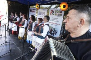 05.06.2022. Ostrowiec Świętokrzyski. Koncert „Jawor u źródeł kultury. Zaproszenie” . Na zdjęciu: Jędrzejowiczanki / Jarosław Kubalski / Radio Kielce