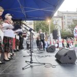05.06.2022. Ostrowiec Świętokrzyski. Koncert „Jawor u źródeł kultury. Zaproszenie”. Na zdjęciu: KGW Miłków / Jarosław Kubalski / Radio Kielce