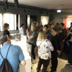 03.06.2022 Kielce. Salon Goldenmark. Wystawa Rafała Urbańskiego "Defragmentacja II" / Jarosław Kubalski / Radio Kielce