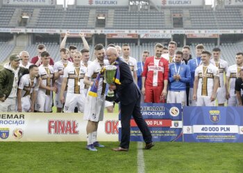 08.06.2022 Kielce. Finał Okręgowego Pucharu Polski. Mecz ŁKS Probudex Łagów - Granat Skarżysko-Kamienna / Jarosław Kubalski / Radio Kielce