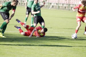 11.06.2022 Kielce. Mecz Korona II Kielce - Pogoń Staszów. Korona awansuje do II ligi / Jarosław Kubalski / Radio Kielce