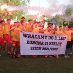 11.06.2022 Kielce. Mecz Korona II Kielce - Pogoń Staszów. Korona awansuje do II ligi / Jarosław Kubalski / Radio Kielce