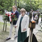 12.06.2022. Kielce. Święto 2. Pułku Artylerii Lekkiej Legionów. Uroczystość przed  Pomnikiem Pamięci 2 PALL. Delegacja Stowarzyszenia Rodzin i Sympatyków 2. Pułku Artylerii Lekkiej Legionów / Jarosław Kubalski / Radio Kielce