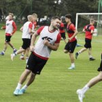 14.06.2022 Kielce. Trening piłkarzy Korony Kielce / Jarosław Kubalski / Radio Kielce