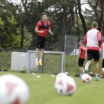 14.06.2022 Kielce. Trening piłkarzy Korony Kielce / Jarosław Kubalski / Radio Kielce