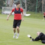 14.06.2022 Kielce. Trening piłkarzy Korony Kielce / Jarosław Kubalski / Radio Kielce