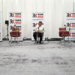 19.06.2022. Kielce. Studio Polityczne Radia Kielce. Na zdjęciu (od lewej): Jarosław Karyś - PiS, Michał Skotnicki - PSL, Bogusława Długosz - Nowa Lewica / Fot. Sebastian Kalwat - Radio Kielce