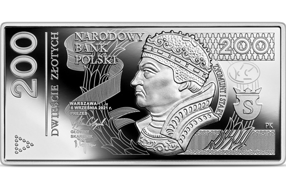 Srebrna moneta kolekcjonerska ze zbioru Polskich Monet Obiegowych