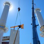 Dwa nowe kominy na terenie Elektrociepłowni PGE Energia Ciepła w Kielcach / PGE Energia Ciepła