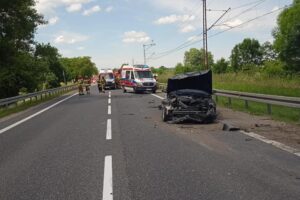 06.06.2022. Łążek. Wypadek / Komenda Powiatowa Policji w Sandomierzu