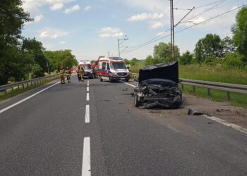 06.06.2022. Łążek. Wypadek / Komenda Powiatowa Policji w Sandomierzu