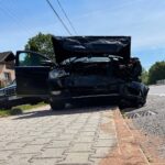 06.06.2022. Bieliny. Wypadek / Wiktor Taszłow / Radio Kielce