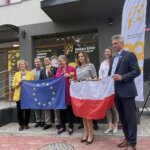 10.06.2022. Ostrowiec Świętokrzyski. Otwarcie biura poselskiego Joanny Muchy / Emilia Sitarska / Radio Kielce