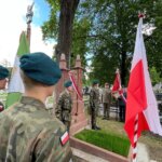 11.06.2022. Kielce. Odsłonięcie odrestaurowanego pomnika kapitana Jana Fijałkowskiego / Michał Kita / Radio Kielce