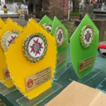 11.06.2022. Kielce. Odsłonięcie odrestaurowanego pomnika kapitana Jana Fijałkowskiego / Michał Kita / Radio Kielce