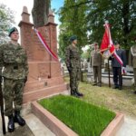 11.06.2022. Kielce. Odsłonięcie odrestaurowanego pomnika kapitana Jana Fijałkowskiego / Michał Kita / Radio Kielce