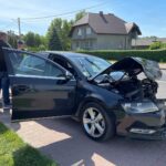 06.06.2022. Bieliny. Wypadek / Wiktor Taszłow / Radio Kielce