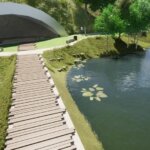 Wizualizacja centrum rekreacyjno-wypoczynkowego przy ulicy Chałupki / UMiG Działoszyce