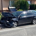 06.06.2022. Bieliny. Wypadek / Wiktor Taszłow / Radio Kielce