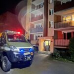 07.06.2022. Włoszczowa, Osiedle Armii Krajowej. Blok w którym znaleziono niebezpieczne materiały / Wiktor Taszłow / Radio Kielce