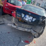 24.06.2022. Kielce. Zderzenie autobusu miejskiego z autem osobowym / Fot. Wiktor Taszłow - Kielce