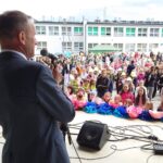 01.06.2022. Jaworznia. Otwarcie ścieżek dydaktycznych. Na zdjęciu: Zbigniew Piątek - wójt Piekoszowa / Bartosz Bogucki / Radio Kielce