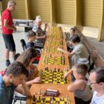 26.07.2022. Kielce. Park Miejski. Wakacyjna Szkoła Szachowa Radia Kielce / Fot. Rafał Szymczyk- Radio Kielce