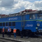 12.07.2022. Jęgrzna, pow. skarżyski. Pożar lokomotywy / Fot. Wiktor Taszłow - Radio Kielce