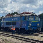 12.07.2022. Jęgrzna, pow. skarżyski. Pożar lokomotywy / Fot. Wiktor Taszłow - Radio Kielce