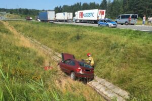 21.07.2022. Suchedniów. Wypadek / Fot. KP PSP Skarżysko