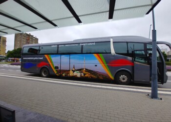 02.07.2022. Kielce. Autobus na Święty Krzyż / Fot Marcin Marszałek - Radio Kielce