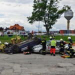 09.07.2022. Piekoszów. Ćwiczenia strażaków / Fot. Marcin Marszałek - Radio Kielce