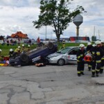 09.07.2022. Piekoszów. Ćwiczenia strażaków / Fot. Marcin Marszałek - Radio Kielce