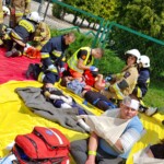 09.07.2022. Piekoszów. Ćwiczenia strażaków / Fot. Marcin Marszałek - Radio Kielce