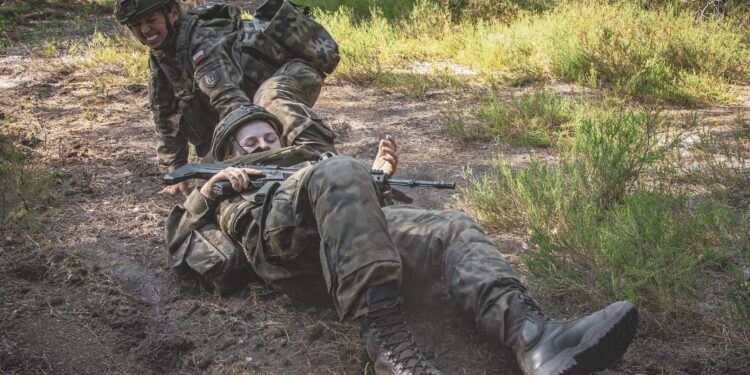 21.07.2022. Poligon Nowa Dęba. Sprawdzian w upale / Fot. ppor. Daniel Woś - ŚBOT